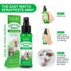100ml Natural Pet Care Topical Flea&Tick Spray for Dogs&Cats with Fresh Fragrance Peppermint Oil and Eugenol
