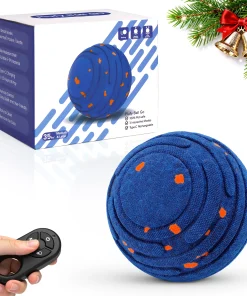 Smart Interactive Dog Toy, Indestructible E-TPU Toy Ball for Aggressive Chewers, Automatic Moving, Rechargeable Ball for Small/M