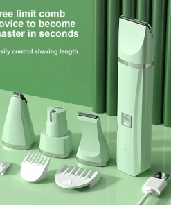 Alternative view of 4-in-1 Multi-functional Electric Dog Clippers For Grooming Cordless Dog Shaver Clippers Trimmers Low Noise Pet Grooming Tools