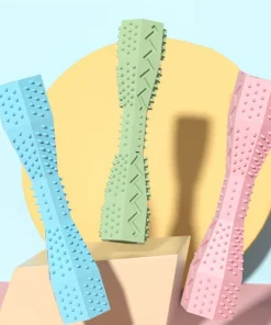 New pet toy tpr dog chew stick bite resistant fun leaking food toy teeth cleaning stick